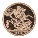 2013 Elizabeth II Fourth Portrait UK Full Sovereign Coin