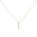9ct Yellow Gold 0.25ct Diamond Pendant and Chain 18"