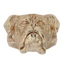 9ct Yellow Gold Dog Signet Ring