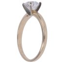 14ct Yellow Gold Cubic Zirconia Solitaire Ring