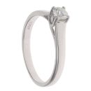 18ct White Gold 0.25ct Brilliant Cut Diamond Solitaire Ring