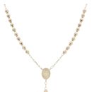 9ct Yellow Gold Rosary Beads 26"