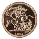2006 Elizabeth II Fourth Portrait UK Full Sovereign Coin
