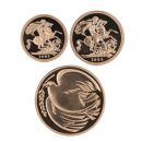 1995 Elizabeth II Gold UK Three Coin Sovereign Set