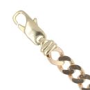 9ct Yellow Gold Curb Bracelet 8.5"
