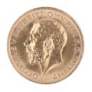 1914 George V Large Head UK Full Sovereign Coin