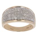 9ct Yellow Gold 1.00ct Single Cut Diamond Fancy Ring
