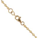 22ct Yellow Gold Bead Chain 18"