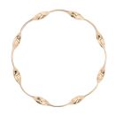9ct Yellow Gold Patterned Twist Bangle