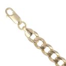 9ct Yellow Gold Curb Bracelet 8.5"