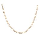 9ct Yellow Gold Figaro Chain 28"