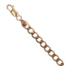 9ct Yellow Gold Curb Bracelet 8"