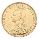1890 Victoria Jubilee Head Australia Full Sovereign Coin