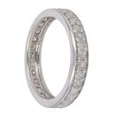 9ct White Gold 1.00ct Brilliant Cut Diamond Full Eternity Ring