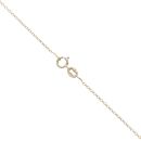 9ct Yellow Gold 1.00ct Princess Cut Lab Grown Diamond Solitaire Pendant and Chain 18"