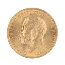 1912 George V Large Head UK Full Sovereign Coin