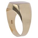 14ct Yellow Gold Octagon Signet Ring
