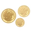 2018 The Britannia Premium UK Coins Set of 3 with Proof