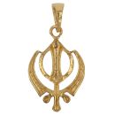 22ct Yellow Gold Khanda Pendant