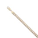 9ct Yellow Gold Curb Bracelet 9.5"