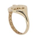 9ct Yellow Gold Bee Signet Ring