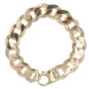 9ct Yellow Gold Curb Bracelet 9"