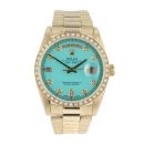 Rolex Custom Day-Date Pre Owned Watch Ref 18038