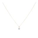 9ct Yellow Gold Diamond Pendant and 18" Chain by Anya Belle