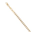 9ct Yellow Gold Curb Bracelet 7"