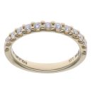 9ct Yellow Gold 0.50ct Brilliant Cut Lab Grown Diamond Eternity Ring