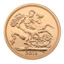 2018 Elizabeth II Fifth Portrait UK Full Sovereign Coin