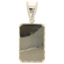 9ct Yellow Gold Cubic Zirconia Praying Hands Pendant