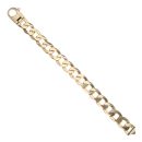9ct Yellow Gold Curb Bracelet 9"