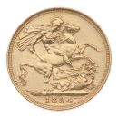 1894 Victoria Old Head Australia Full Sovereign Coin