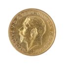 1912 George V Large Head UK Half Sovereign Coin