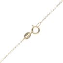 18ct Yellow and White Gold 0.40ct Brilliant Cut Diamond Cluster Pendant and Chain 18"