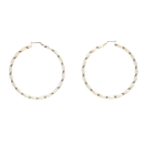 14ct Yellow Gold Twist Hoop Earrings