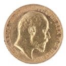 1910 Edward VII Large Head UK Half Sovereign Coin