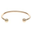 9ct Yellow Gold Plain Torque Bangle
