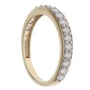 9ct Yellow Gold 0.50ct Brilliant Cut Half Eternity Ring