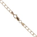 9ct Yellow Gold Square Curb Chain 20"