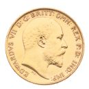 1909 Edward VII Large Head UK Half Sovereign Coin
