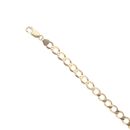 9ct Yellow Gold Curb Bracelet 8.5"