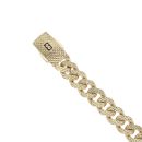 14ct Yellow Gold Monaco Curb Classic Flex, Flex Lock Bracelet 8.5"