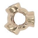 14ct Yellow Gold Pandora Oval Sapphire Three Stone Charm