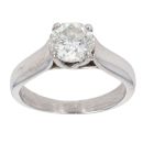 18ct White Gold 1.33ct Diamond Solitaire Ring