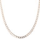 9ct Yellow Gold Curb Chain 22"