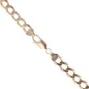 9ct Yellow Gold Curb Chain 22"
