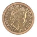 2000 Elizabeth II Fourth Portrait UK Half Sovereign coin