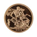 2014 Elizabeth II Fourth Portrait UK Full Sovereign Coin